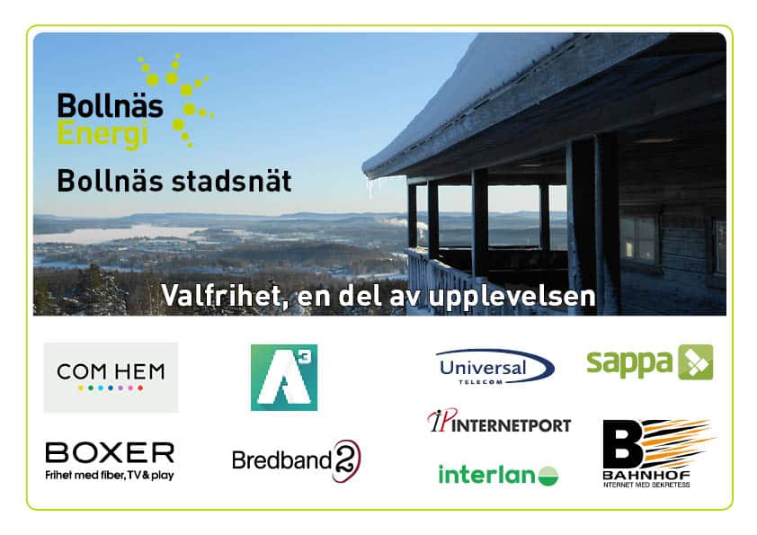 Bollnäs stadsnät – Vårt öppna fibernät